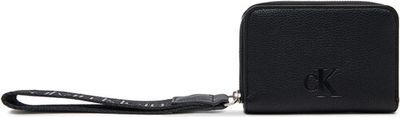 Portfel damski elegancki Calvin Klein Jeans ze sklepu: MODIVO w kategorii: Portfele damskie - zdjęcie WP-EBWP-BKLVO-LN0_8721107873305
