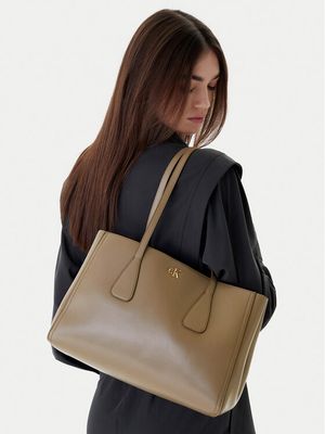 Shopper bag elegancka Calvin Klein ze sklepu: MODIVO w kategorii: Torby Shopper bag - zdjęcie WP-EBWP-BKLVO-LN0_8721224843830