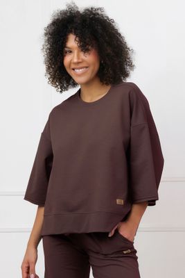 Bluza damska jesienna Italian Fashion ze sklepu: italianfashion w kategorii: Bluzy damskie - zdjęcie WP-ITAL-FCTU3-R7J_AAF-KDR-KAOR-3-CA-03-1