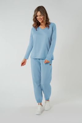 Spodnie damskie casual na wiosnę Italian Fashion ze sklepu: italianfashion w kategorii: Spodnie damskie - zdjęcie WP-ITAL-FCTU3-R7J_AAF-KFL-MADR-D-BE-03-1
