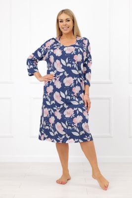 Koszula nocna w kwiaty Italian Fashion ze sklepu: italianfashion w kategorii: Koszule nocne - zdjęcie WP-ITAL-FCTU3-R7J_AAF-KKN-ARDIZ3-DR-04-1