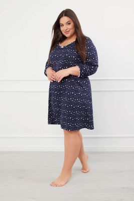 Koszula nocna w groszki Italian Fashion ze sklepu: italianfashion w kategorii: Koszule nocne - zdjęcie WP-ITAL-FCTU3-R7J_AAF-KKN-ARUG-3-DR-03-1