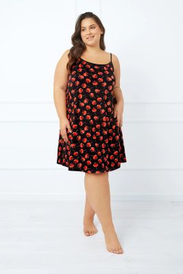 Koszula nocna w nadruki casual Italian Fashion ze sklepu: italianfashion w kategorii: Koszule nocne - zdjęcie WP-ITAL-FCTU3-R7J_AAF-KKN-CHER-W-DR-03-1
