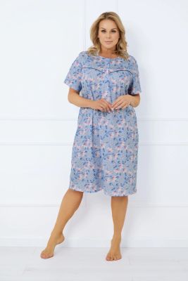 Koszula nocna w nadruki Italian Fashion ze sklepu: italianfashion w kategorii: Koszule nocne - zdjęcie WP-ITAL-FCTU3-R7J_AAF-KKN-FACE-K-DR-05-1
