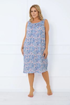 Koszula nocna w kwiaty Italian Fashion ze sklepu: italianfashion w kategorii: Koszule nocne - zdjęcie WP-ITAL-FCTU3-R7J_AAF-KKN-FACE-S-DR-04-1