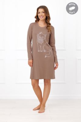 Koszula nocna casual Italian Fashion ze sklepu: italianfashion w kategorii: Koszule nocne - zdjęcie WP-ITAL-FCTU3-R7J_AAF-KKN-FILO-D-CA-03-1