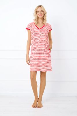 Koszula nocna elegancka casual Italian Fashion ze sklepu: italianfashion w kategorii: Koszule nocne - zdjęcie WP-ITAL-FCTU3-R7J_AAF-KKN-FLOT-K-DC-03-1