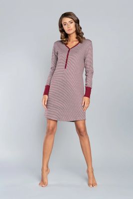 Koszula nocna w nadruki casual Italian Fashion ze sklepu: italianfashion w kategorii: Koszule nocne - zdjęcie WP-ITAL-FCTU3-R7J_AAF-KKN-HENR-D-BO-03-1
