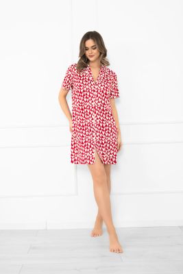 Italian Fashion - Koszula nocna w groszki ze sklepu: italianfashion w kategorii: Koszule nocne - zdjęcie WP-ITAL-FCTU3-R7J_AAF-KKN-KSEN-K-DR-03-1