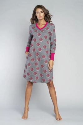 Italian Fashion - Koszula nocna w nadruki ze sklepu: italianfashion w kategorii: Koszule nocne - zdjęcie WP-ITAL-FCTU3-R7J_AAF-KKN-MAGN-D-DR-03-1
