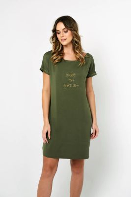 Koszula nocna GeeOne ze sklepu: italianfashion w kategorii: Koszule nocne - zdjęcie WP-ITAL-FCTU3-R7J_AAF-KKN-NATU-K-KH-03-1