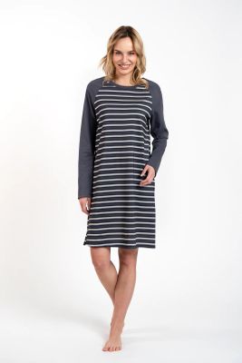 Koszula nocna w paski Italian Fashion ze sklepu: italianfashion w kategorii: Koszule nocne - zdjęcie WP-ITAL-FCTU3-R7J_AAF-KKN-ODA-D-DC-03-1