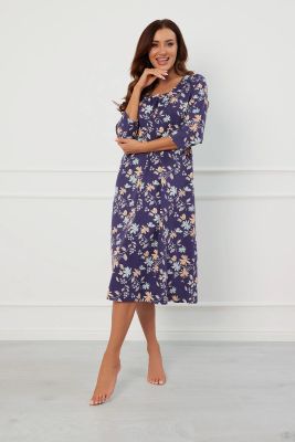 Koszula nocna w kwiaty Italian Fashion ze sklepu: italianfashion w kategorii: Koszule nocne - zdjęcie WP-ITAL-FCTU3-R7J_AAF-KKN-PULI-3-DR-04-1