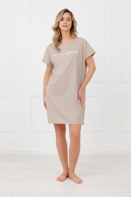 Koszula nocna elegancka Italian Fashion ze sklepu: italianfashion w kategorii: Koszule nocne - zdjęcie WP-ITAL-FCTU3-R7J_AAF-KKN-RIMA-K-BE-03-1
