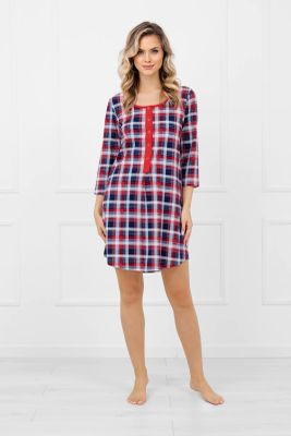 Koszula nocna casual Italian Fashion ze sklepu: italianfashion w kategorii: Koszule nocne - zdjęcie WP-ITAL-FCTU3-R7J_AAF-KKN-RUGI-3-DC-03-1