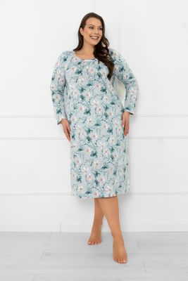 Koszula nocna casual w kwiaty Italian Fashion ze sklepu: italianfashion w kategorii: Koszule nocne - zdjęcie WP-ITAL-FCTU3-R7J_AAF-KKN-SEKW-D-DR-04-1