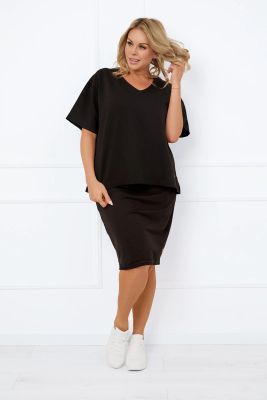 Bluzka damska casualowa Italian Fashion ze sklepu: italianfashion w kategorii: Bluzki damskie - zdjęcie WP-ITAL-FCTU3-R7J_AAF-KKO-CARO-K-BE-03-1