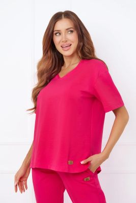 Bluzka damska casualowa Italian Fashion ze sklepu: italianfashion w kategorii: Bluzki damskie - zdjęcie WP-ITAL-FCTU3-R7J_AAF-KKO-CARO-K-BE-03-1
