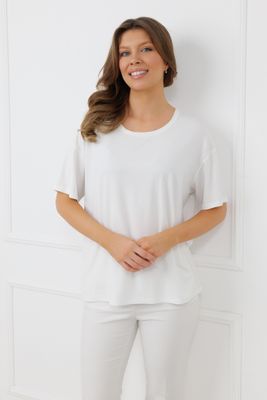 Bluzka damska Italian Fashion ze sklepu: italianfashion w kategorii: Bluzki damskie - zdjęcie WP-ITAL-FCTU3-R7J_AAF-KKO-RIMA-K-BE-08-1