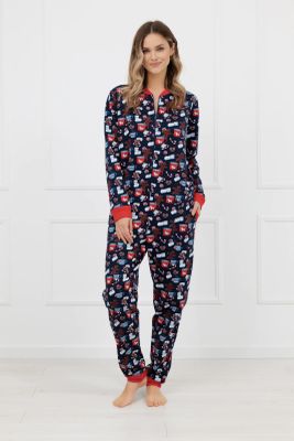 Piżama z nadrukami Italian Fashion ze sklepu: italianfashion w kategorii: Piżamy damskie - zdjęcie WP-ITAL-FCTU3-R7J_AAF-KKP-MAKABDDDR-04-1