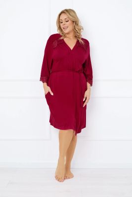 GeeOne - Szlafrok damski elegancki ze sklepu: italianfashion w kategorii: Szlafroki damskie - zdjęcie WP-ITAL-FCTU3-R7J_AAF-KKS-SAMA-3-BA-03-1