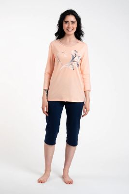 Piżama z nadrukami Italian Fashion ze sklepu: italianfashion w kategorii: Piżamy damskie - zdjęcie WP-ITAL-FCTU3-R7J_AAF-KPZ-ARIET33NG-03-1