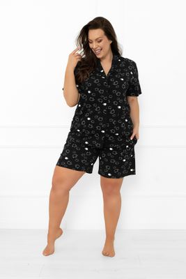 Piżama w nadruki Italian Fashion ze sklepu: italianfashion w kategorii: Piżamy damskie - zdjęcie WP-ITAL-FCTU3-R7J_AAF-KPZ-BONN-KKDR-03-1