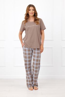 Piżama w nadruki Italian Fashion ze sklepu: italianfashion w kategorii: Piżamy damskie - zdjęcie WP-ITAL-FCTU3-R7J_AAF-KPZ-DELM-KDCD-03-1