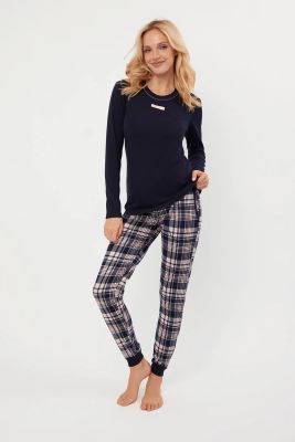 Piżama z nadrukami Italian Fashion ze sklepu: italianfashion w kategorii: Piżamy damskie - zdjęcie WP-ITAL-FCTU3-R7J_AAF-KPZ-DONA-DD-G-03-1