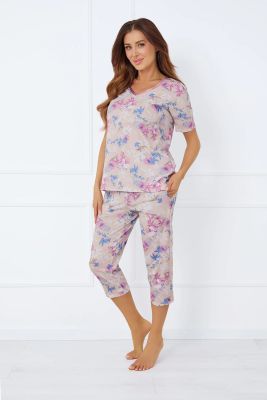 Piżama w nadruki Italian Fashion ze sklepu: italianfashion w kategorii: Piżamy damskie - zdjęcie WP-ITAL-FCTU3-R7J_AAF-KPZ-GENU-K3DR-04-1