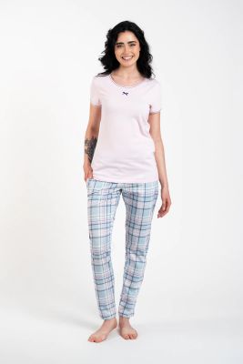 Piżama z nadrukami Italian Fashion ze sklepu: italianfashion w kategorii: Piżamy damskie - zdjęcie WP-ITAL-FCTU3-R7J_AAF-KPZ-GLAM-KDRD-03-1