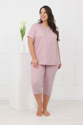 Piżama bez wzorów Italian Fashion ze sklepu: italianfashion w kategorii: Piżamy damskie - zdjęcie WP-ITAL-FCTU3-R7J_AAF-KPZ-HEMA-K3RP-04-1