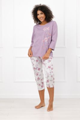 Piżama z nadrukami Italian Fashion ze sklepu: italianfashion w kategorii: Piżamy damskie - zdjęcie WP-ITAL-FCTU3-R7J_AAF-KPZ-KARI-33WD-03-1