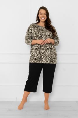 Piżama w nadruki Italian Fashion ze sklepu: italianfashion w kategorii: Piżamy damskie - zdjęcie WP-ITAL-FCTU3-R7J_AAF-KPZ-KENI-33DC-03-1