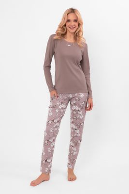 Piżama z nadrukami Italian Fashion ze sklepu: italianfashion w kategorii: Piżamy damskie - zdjęcie WP-ITAL-FCTU3-R7J_AAF-KPZ-KIMU-DDCD-03-1