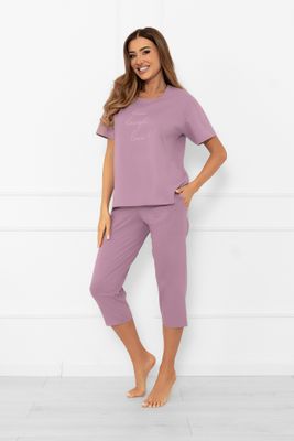 Piżama z napisami Italian Fashion ze sklepu: italianfashion w kategorii: Piżamy damskie - zdjęcie WP-ITAL-FCTU3-R7J_AAF-KPZ-KSAR-K3ST-03-1