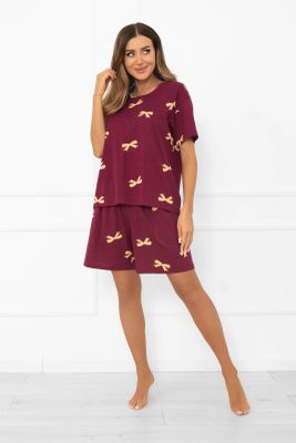 Italian Fashion - Piżama w nadruki ze sklepu: italianfashion w kategorii: Piżamy damskie - zdjęcie WP-ITAL-FCTU3-R7J_AAF-KPZ-KWAD-KKDR-03-1