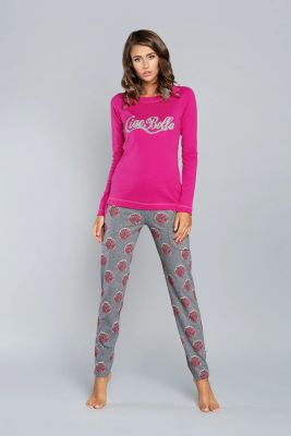 Piżama w nadruki Italian Fashion ze sklepu: italianfashion w kategorii: Piżamy damskie - zdjęcie WP-ITAL-FCTU3-R7J_AAF-KPZ-LABO-DDAD-03-1