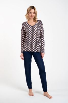 Piżama w groszki casual Italian Fashion ze sklepu: italianfashion w kategorii: Piżamy damskie - zdjęcie WP-ITAL-FCTU3-R7J_AAF-KPZ-MILD-DDDG-03-1