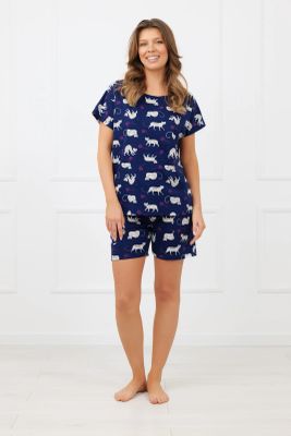 Piżama casualowa w nadruki Italian Fashion ze sklepu: italianfashion w kategorii: Piżamy damskie - zdjęcie WP-ITAL-FCTU3-R7J_AAF-KPZ-MIMI-KKDK-03-1