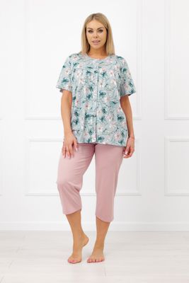 Piżama w kwiaty Italian Fashion ze sklepu: italianfashion w kategorii: Piżamy damskie - zdjęcie WP-ITAL-FCTU3-R7J_AAF-KPZ-PERL-K3DR-04-1