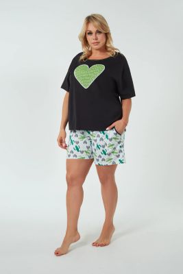 Piżama w nadruki Italian Fashion ze sklepu: italianfashion w kategorii: Piżamy damskie - zdjęcie WP-ITAL-FCTU3-R7J_AAF-KPZ-PICO-KKCD-03-1