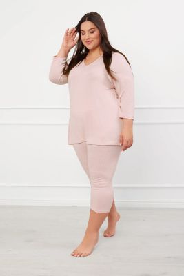 Piżama z haftem Italian Fashion ze sklepu: italianfashion w kategorii: Piżamy damskie - zdjęcie WP-ITAL-FCTU3-R7J_AAF-KPZ-PUNT-33DC-03-1