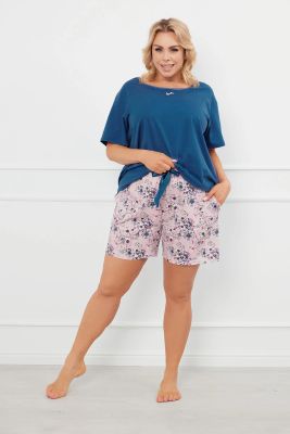 Piżama w kwiaty casual Italian Fashion ze sklepu: italianfashion w kategorii: Piżamy damskie - zdjęcie WP-ITAL-FCTU3-R7J_AAF-KPZ-SAGI-KKJD-03-1