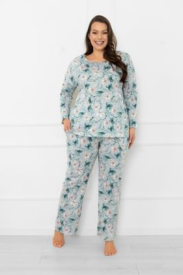 Piżama w kwiaty Italian Fashion ze sklepu: italianfashion w kategorii: Piżamy damskie - zdjęcie WP-ITAL-FCTU3-R7J_AAF-KPZ-SEKW-DDDR-03-1