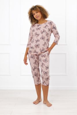 Piżama z nadrukami Italian Fashion ze sklepu: italianfashion w kategorii: Piżamy damskie - zdjęcie WP-ITAL-FCTU3-R7J_AAF-KPZ-SILA-33DR-03-1