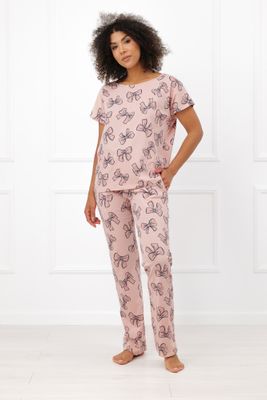 Piżama casual z nadrukami Italian Fashion ze sklepu: italianfashion w kategorii: Piżamy damskie - zdjęcie WP-ITAL-FCTU3-R7J_AAF-KPZ-SILA-KDDR-03-1