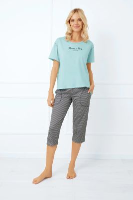 Piżama w nadruki Italian Fashion ze sklepu: italianfashion w kategorii: Piżamy damskie - zdjęcie WP-ITAL-FCTU3-R7J_AAF-KPZ-TARI-K3TD-03-1