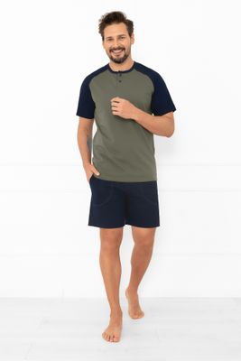 Piżama męska Italian Fashion ze sklepu: italianfashion w kategorii: Piżamy męskie - zdjęcie WP-ITAL-FCTU3-R7J_AAF-MPZ-ALEK-KKNM-04-1