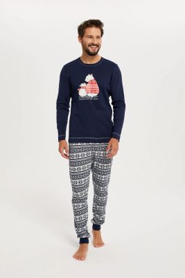 Piżama męska Italian Fashion ze sklepu: italianfashion w kategorii: Piżamy męskie - zdjęcie WP-ITAL-FCTU3-R7J_AAF-MPZ-ARKT-DDCG-03-1
